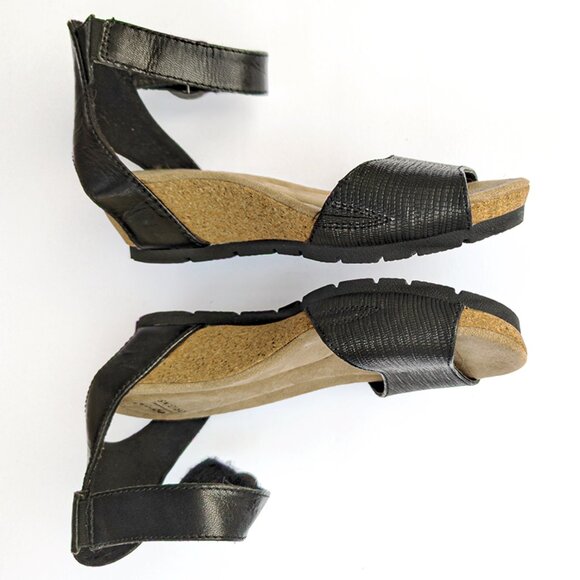 Earth Origins Kendra Kane Wedge Black Size 7M - Picture 4 of 8